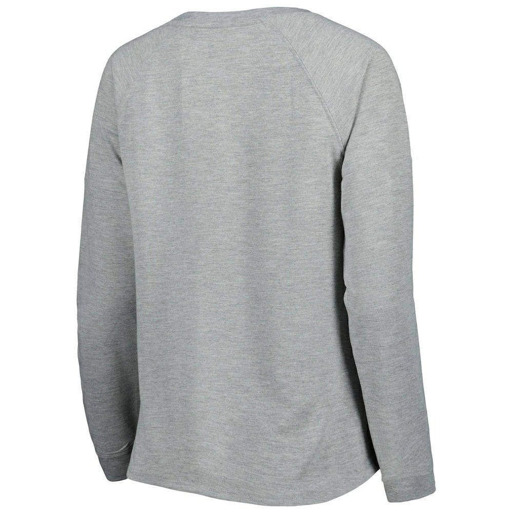 Juniors All Striped Up Raglan Long Sleeve T-Shirt - Minnesota Vikings