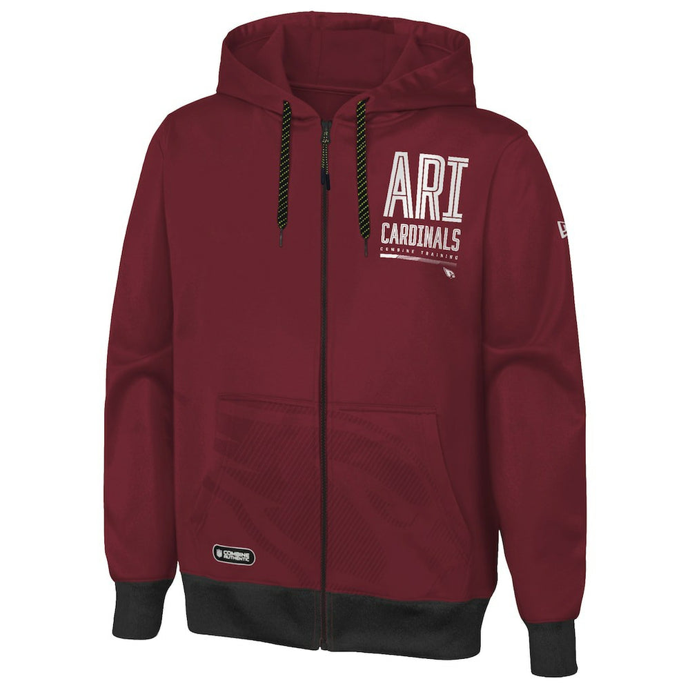 Combine Authentic Drop Back Full-Zip Hoodie - Arizona Cardinals