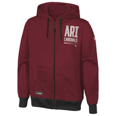 Combine Authentic Drop Back Full-Zip Hoodie - Arizona Cardinals