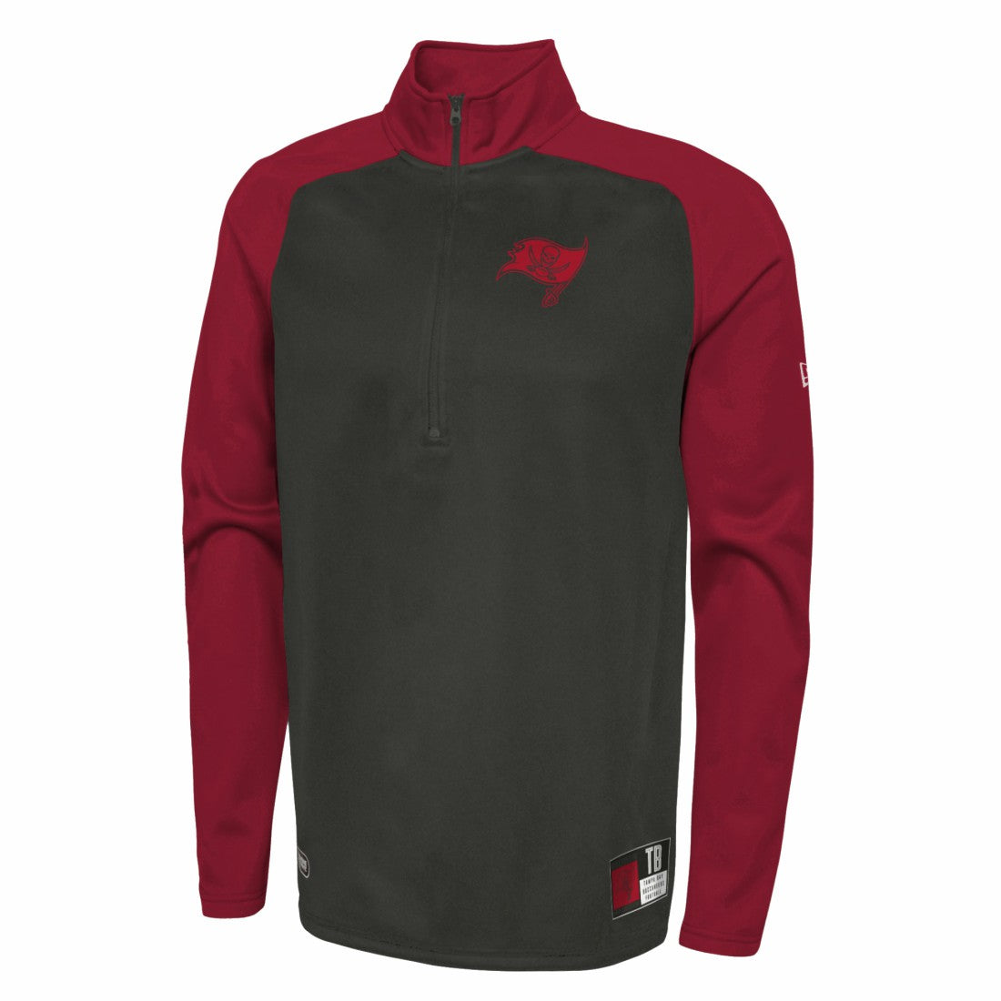 Combine Authentic O-Line Raglan Half-Zip Jacket - Tampa Bay Buccaneers