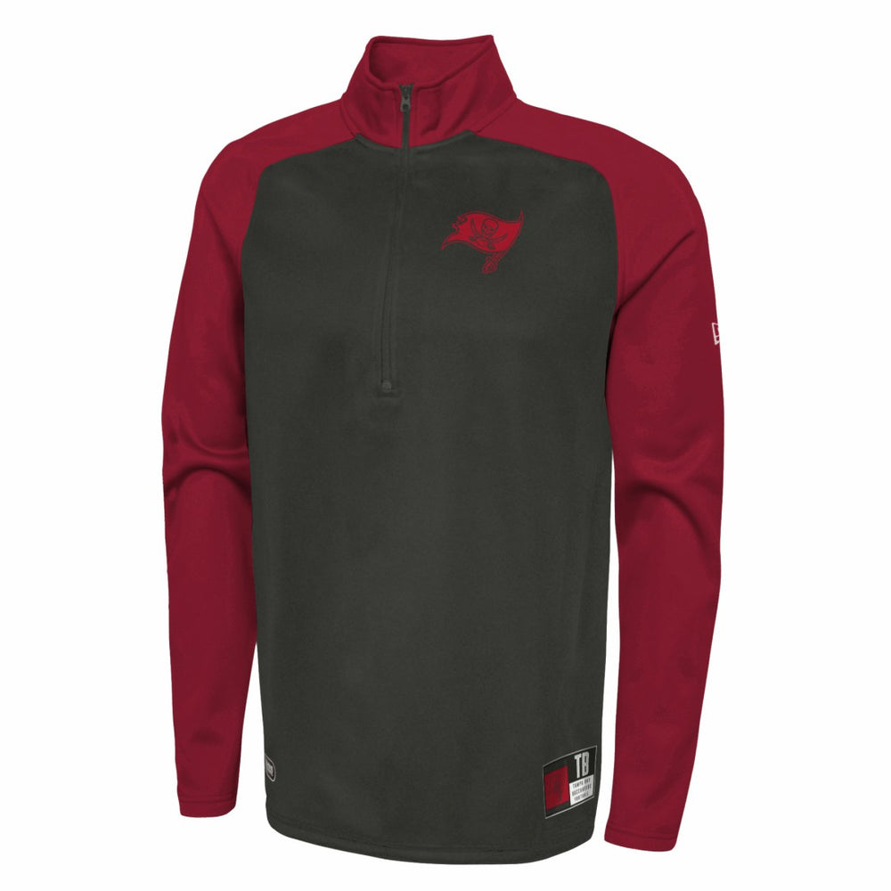 Combine Authentic O-Line Raglan Half-Zip Jacket - Tampa Bay Buccaneers