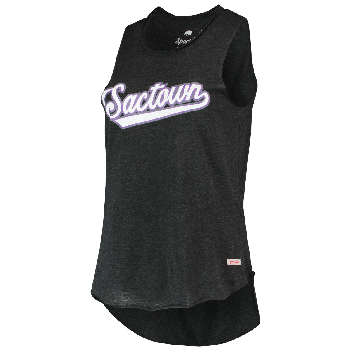 NBA Sacramento Kings Sportiqe Women's Sactown Janie Tri-Blend Tank Top