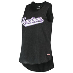 NBA Sacramento Kings Sportiqe Women's Sactown Janie Tri-Blend Tank Top