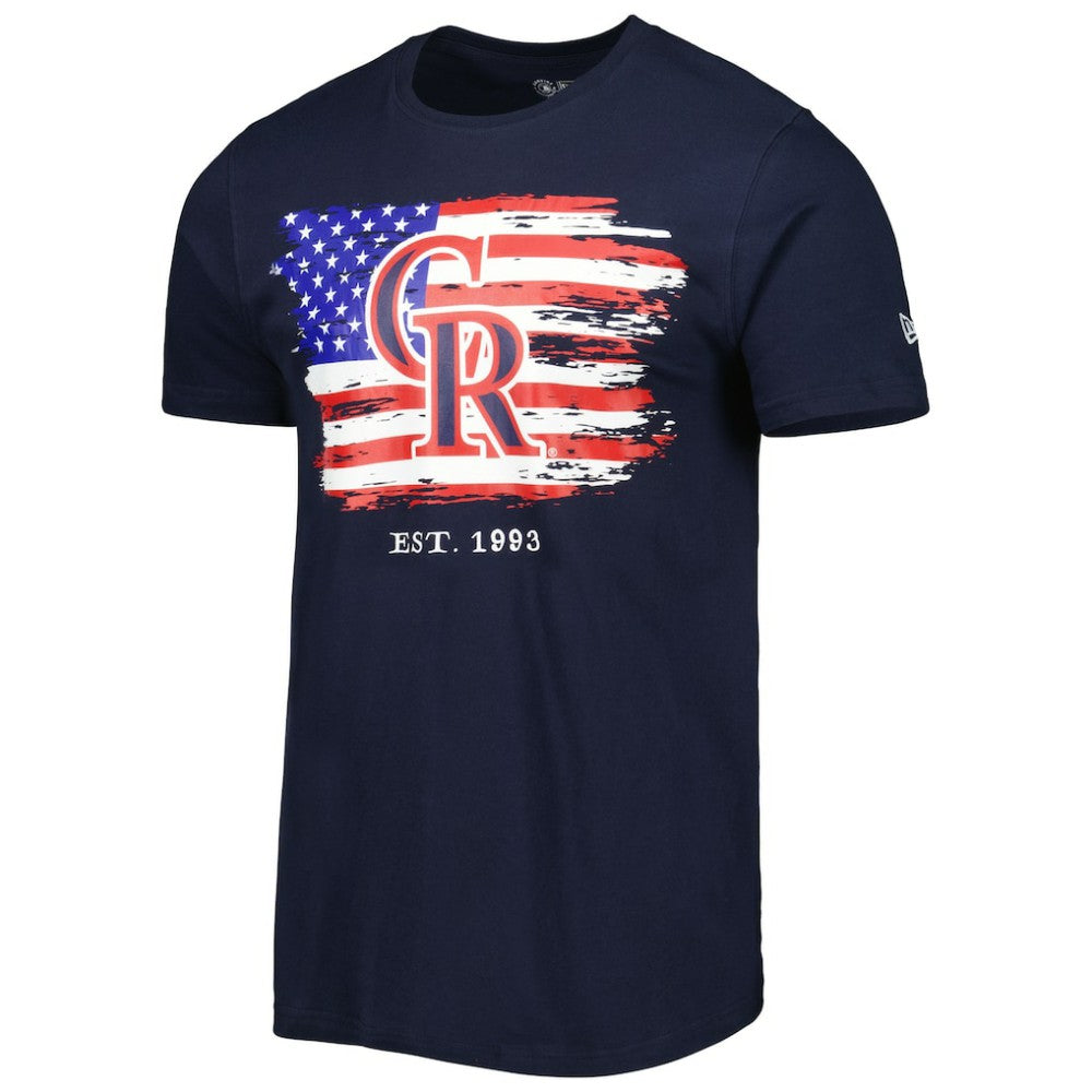 MLB Colorado Rockies New Era 4th of July Jersey T-Shirt