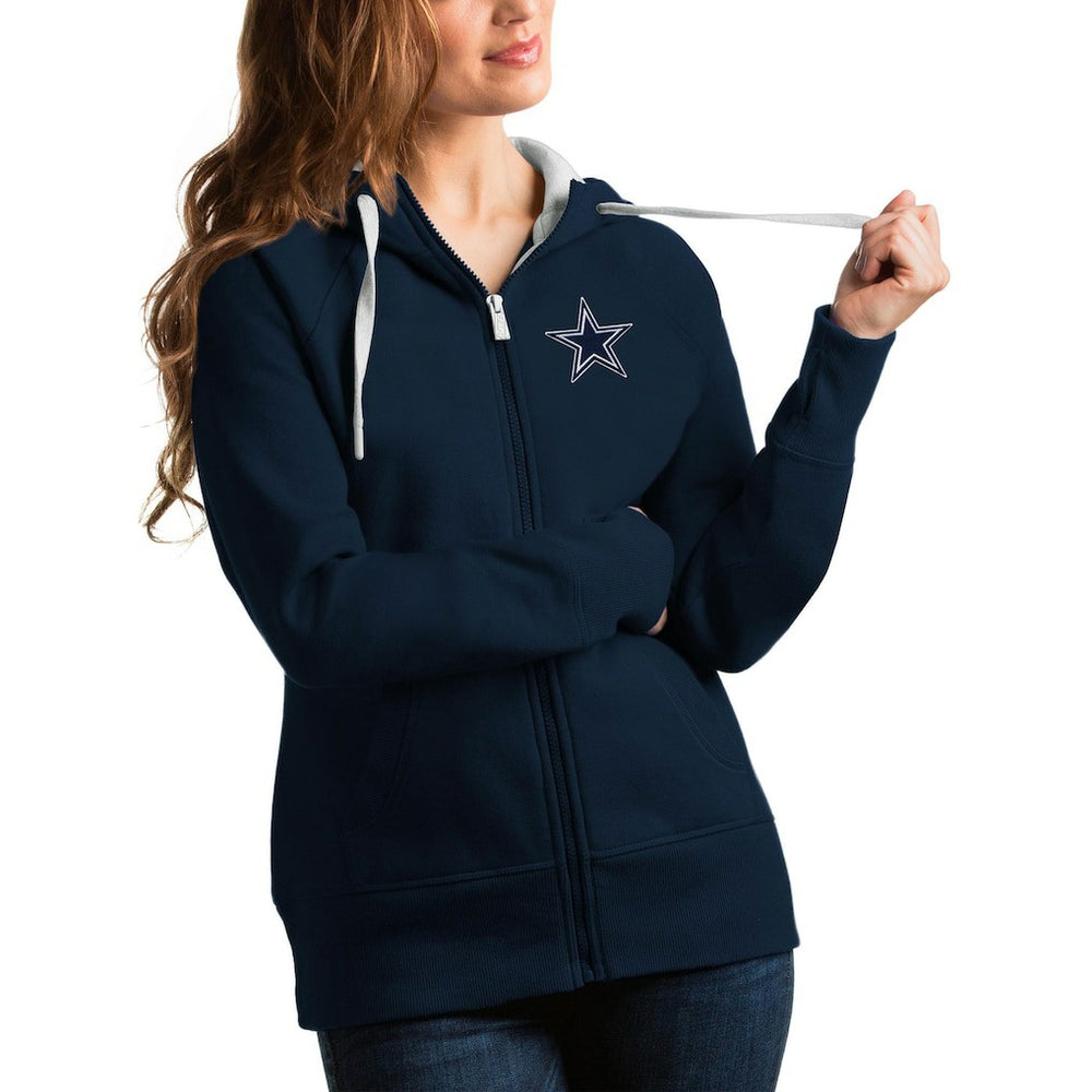 Antigua Women's Victory Full-Zip Hoodie - Dallas Cowboys