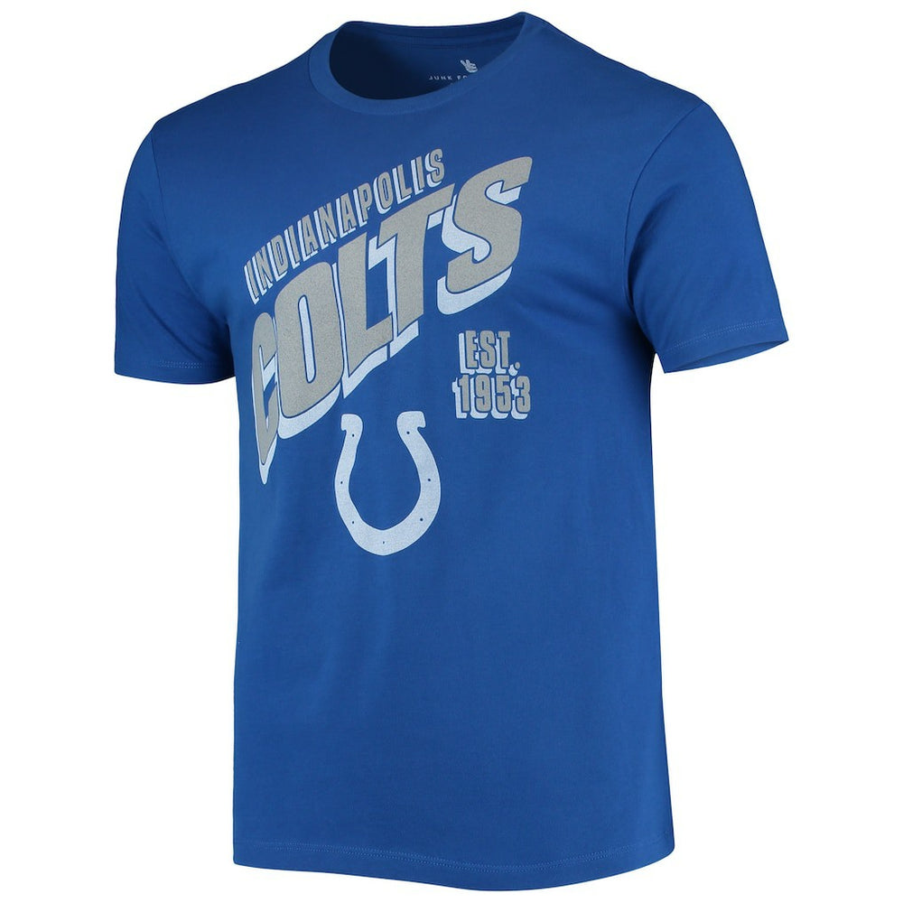 Junk Food Slant T-Shirt - Indianapolis Colts