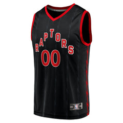 NBA Toronto Raptors Fast Break Replica Custom Jersey Black