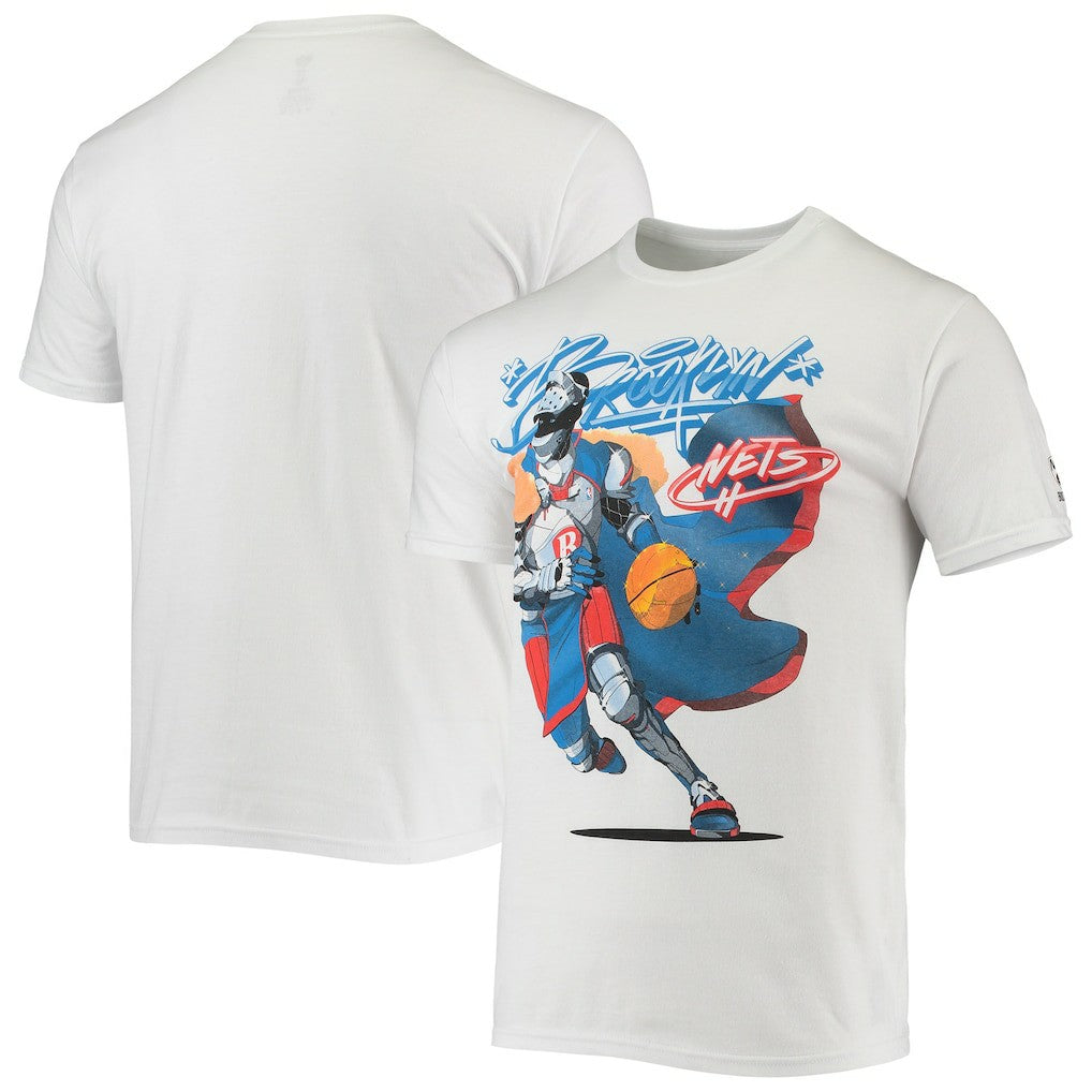NBA Brooklyn Nets NBA x McFlyy Identify Artist Series T-Shirt