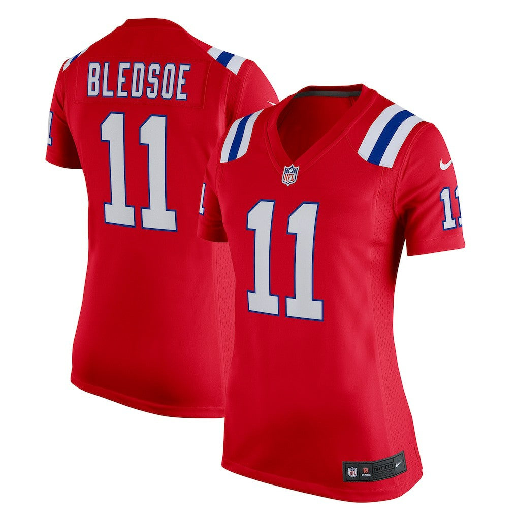 Drew Bledsoe  Women's Retired Game Jersey - New England Patriots