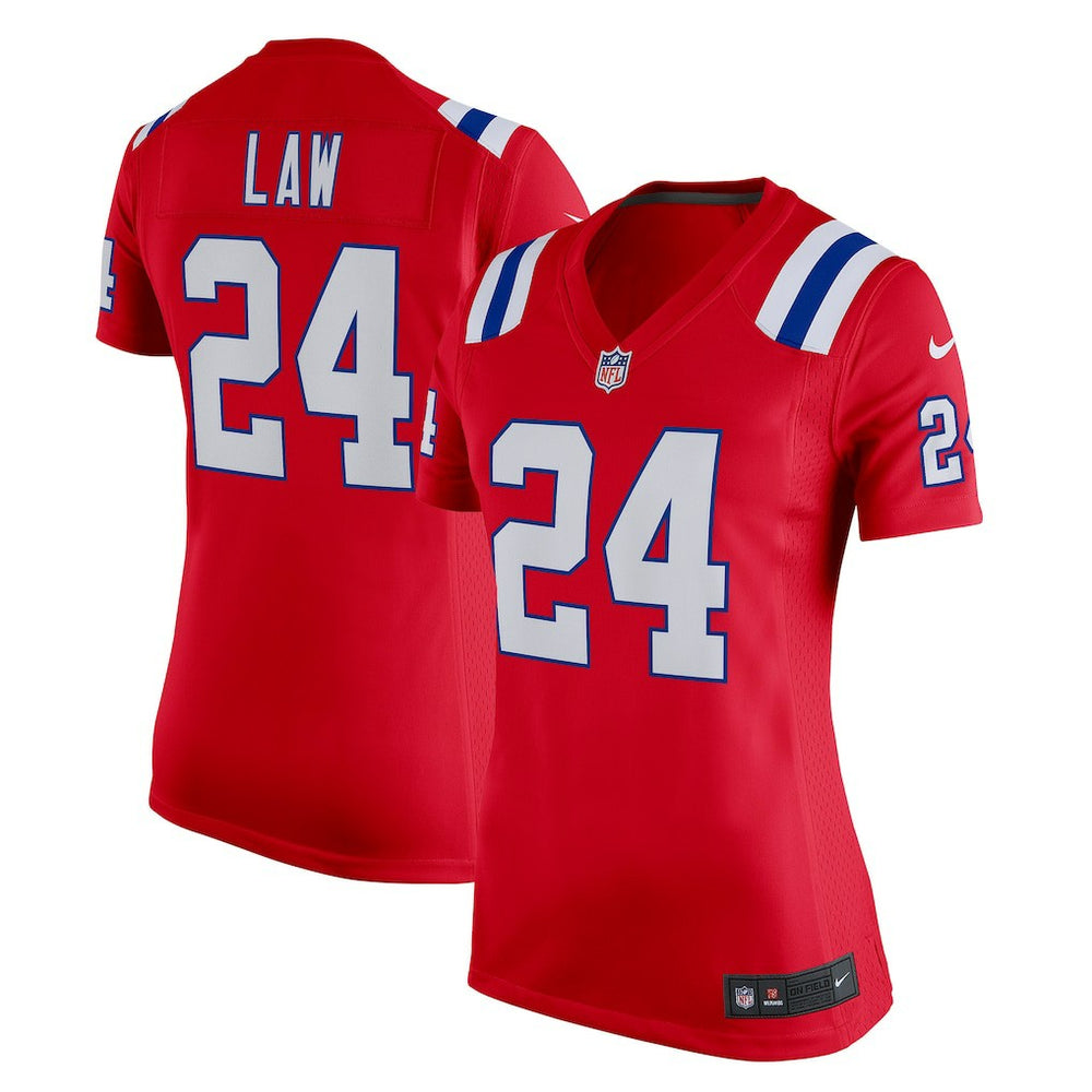 Ty Law  Women's Retired Game Jersey - New England Patriots