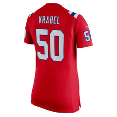Mike Vrabel  Women's Retired Game Jersey - New England Patriots