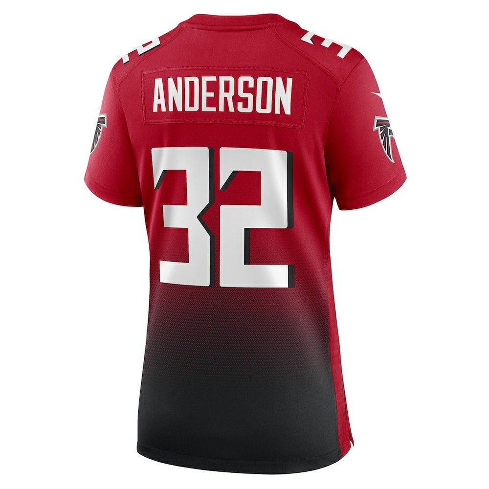 Jamal Anderson  Women's Retired Game Jersey - Atlanta Falcons