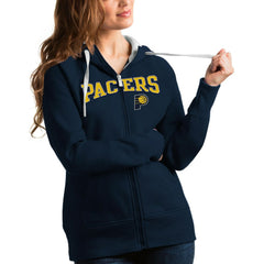 NBA Indiana Pacers Antigua Women's Team Victory Full-Zip Hoodie