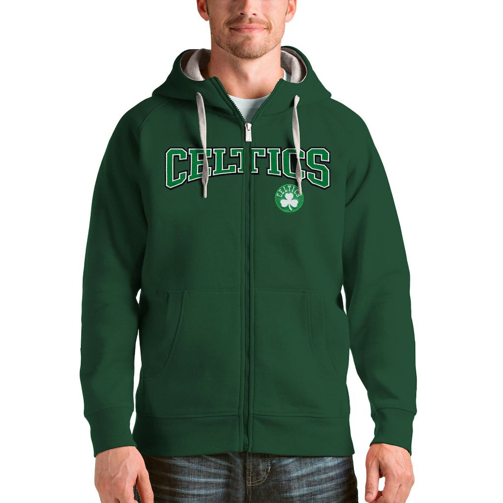 NBA Boston Celtics Antigua Victory Full-Zip Hoodie