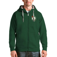 NBA Boston Celtics Antigua Logo Victory Full-Zip Hoodie