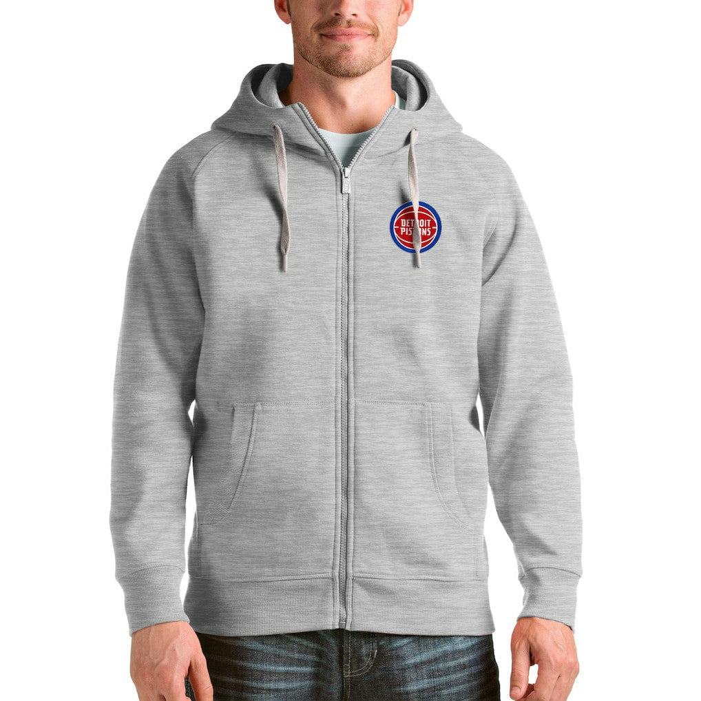 NBA Detroit Pistons Antigua Logo Victory Full-Zip Hoodie sale