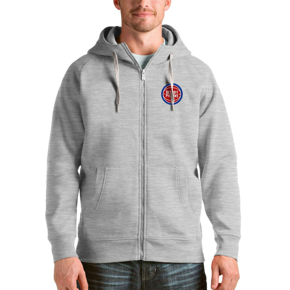 NBA Detroit Pistons Antigua Logo Victory Full-Zip Hoodie sale