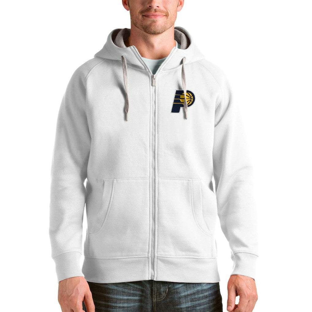 NBA Indiana Pacers Antigua Logo Victory Full-Zip Hoodie