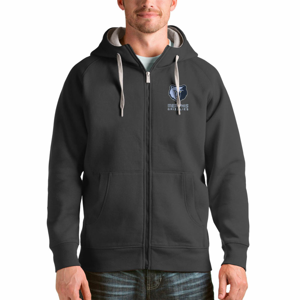 NBA Memphis Grizzlies Antigua Logo Victory Full-Zip Hoodie