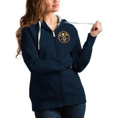 NBA Denver Nuggets Antigua Women's Victory Full-Zip Hoodie sale