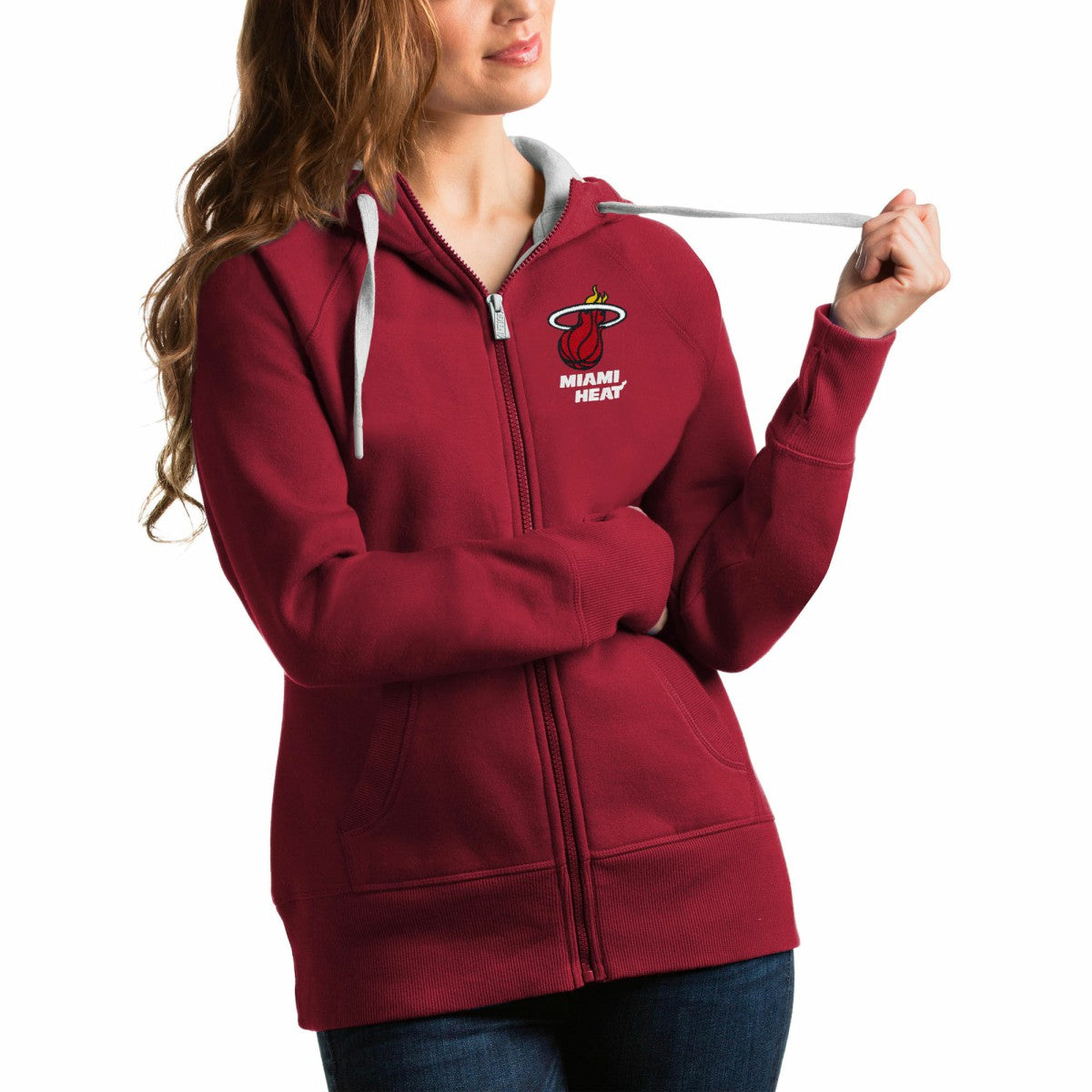 NBA Miami Heat Antigua Women's Victory Full-Zip Hoodie