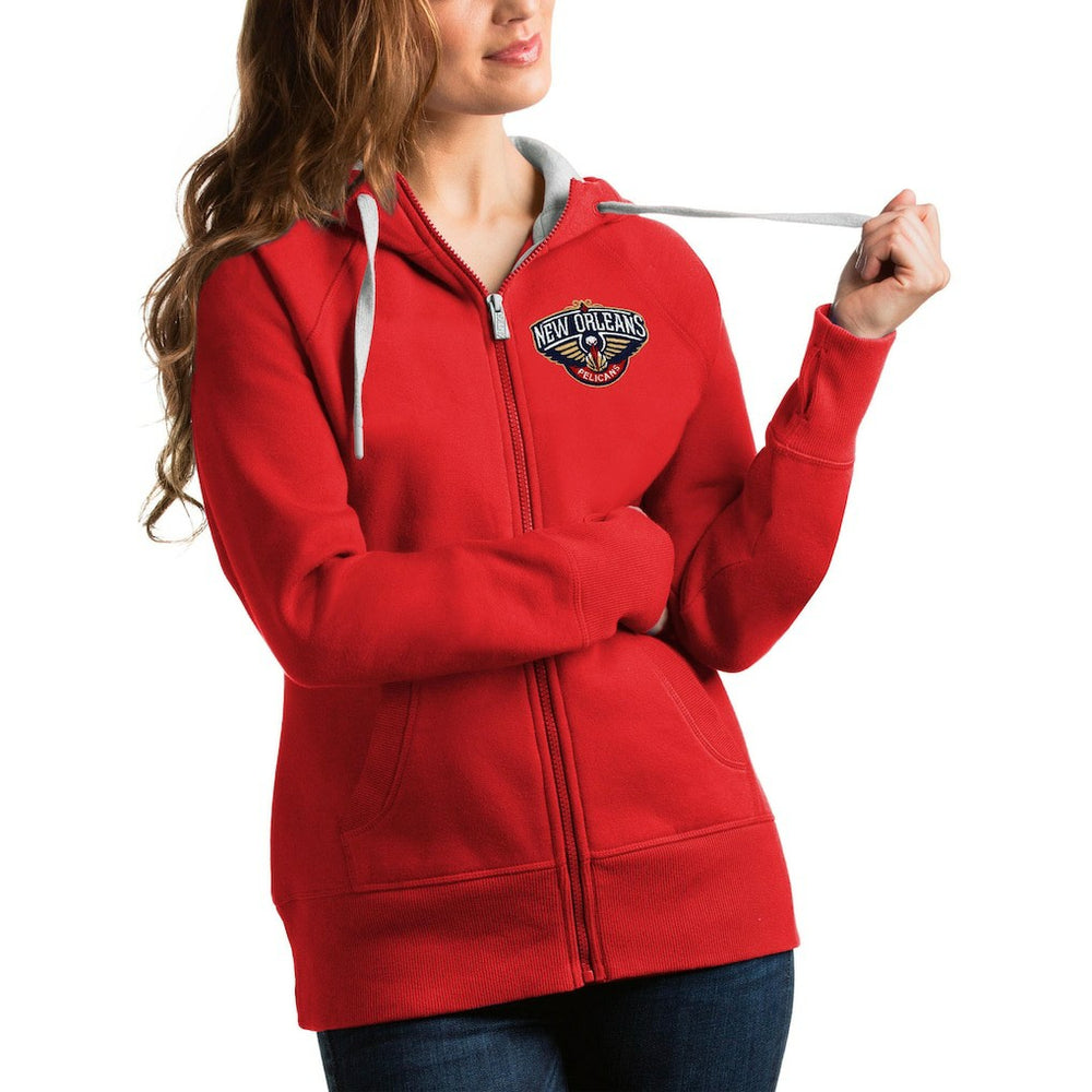 NBA New Orleans Pelicans Antigua Women's Victory Full-Zip Hoodie