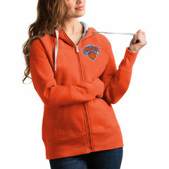 NBA New York Knicks Antigua Women's Victory Full-Zip Hoodie