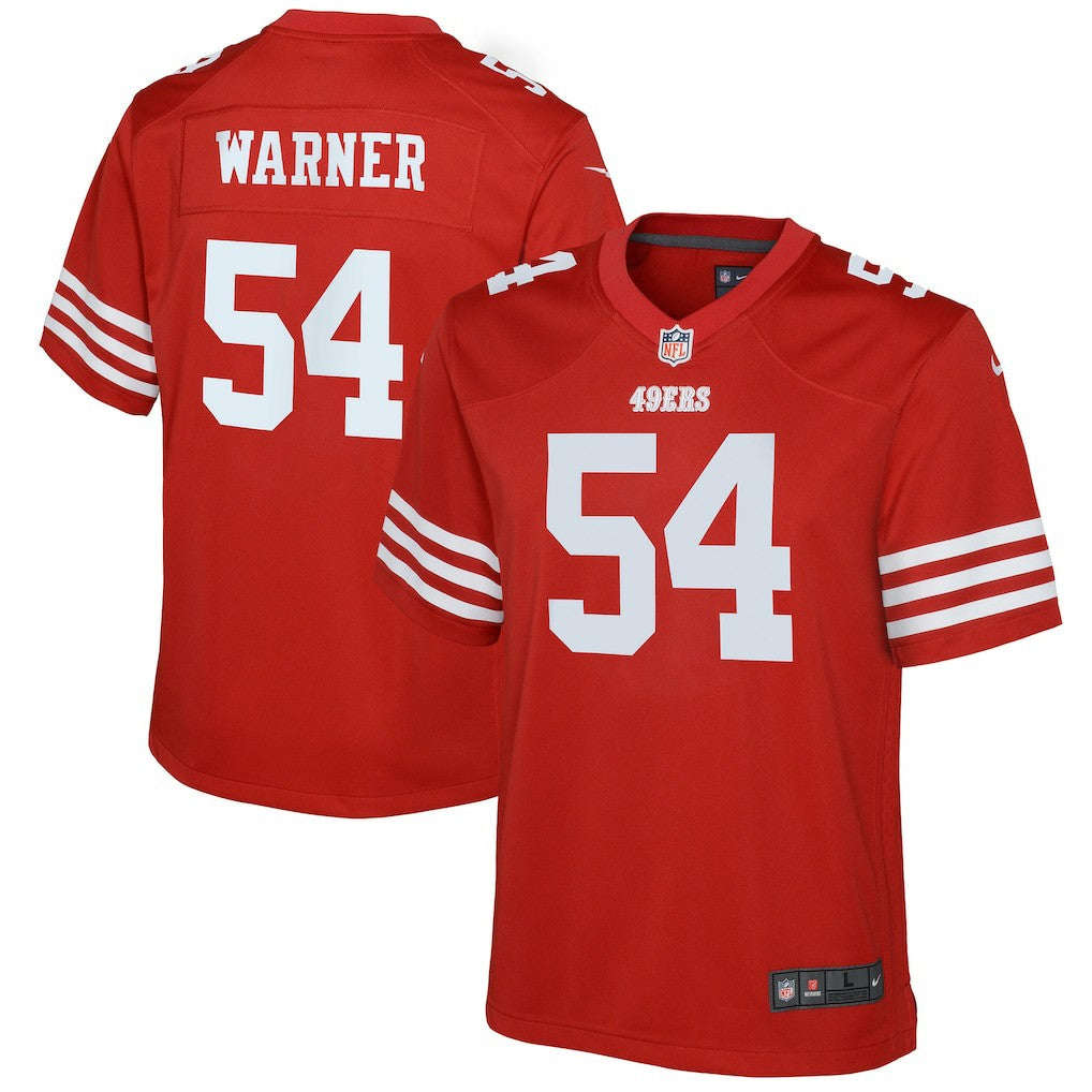 Fred Warner  Youth Game Jersey - San Francisco 49ers