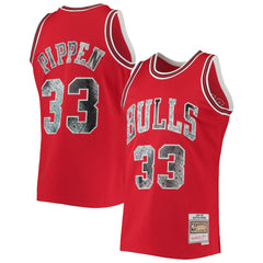 NBA Scottie Pippen Chicago Bulls 1997/98 Hardwood Classics NBA 75th Anniversary Diamond Swingman Jersey sale
