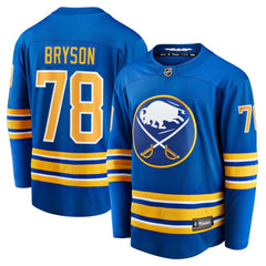 NHL Royal Jacob Bryson Buffalo Sabres Fanatics Home Breakaway Player Jersey
