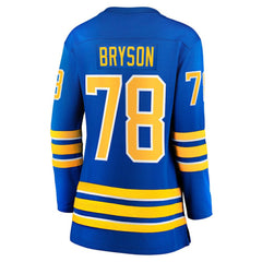 NHL Royal Jacob Bryson Buffalo Sabres Fanatics Women's Home Breakaway Player Jersey