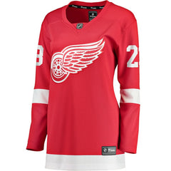 NHL Red Lucas Raymond Detroit Red Wings Fanatics Women's Home Breakaway Player Jersey