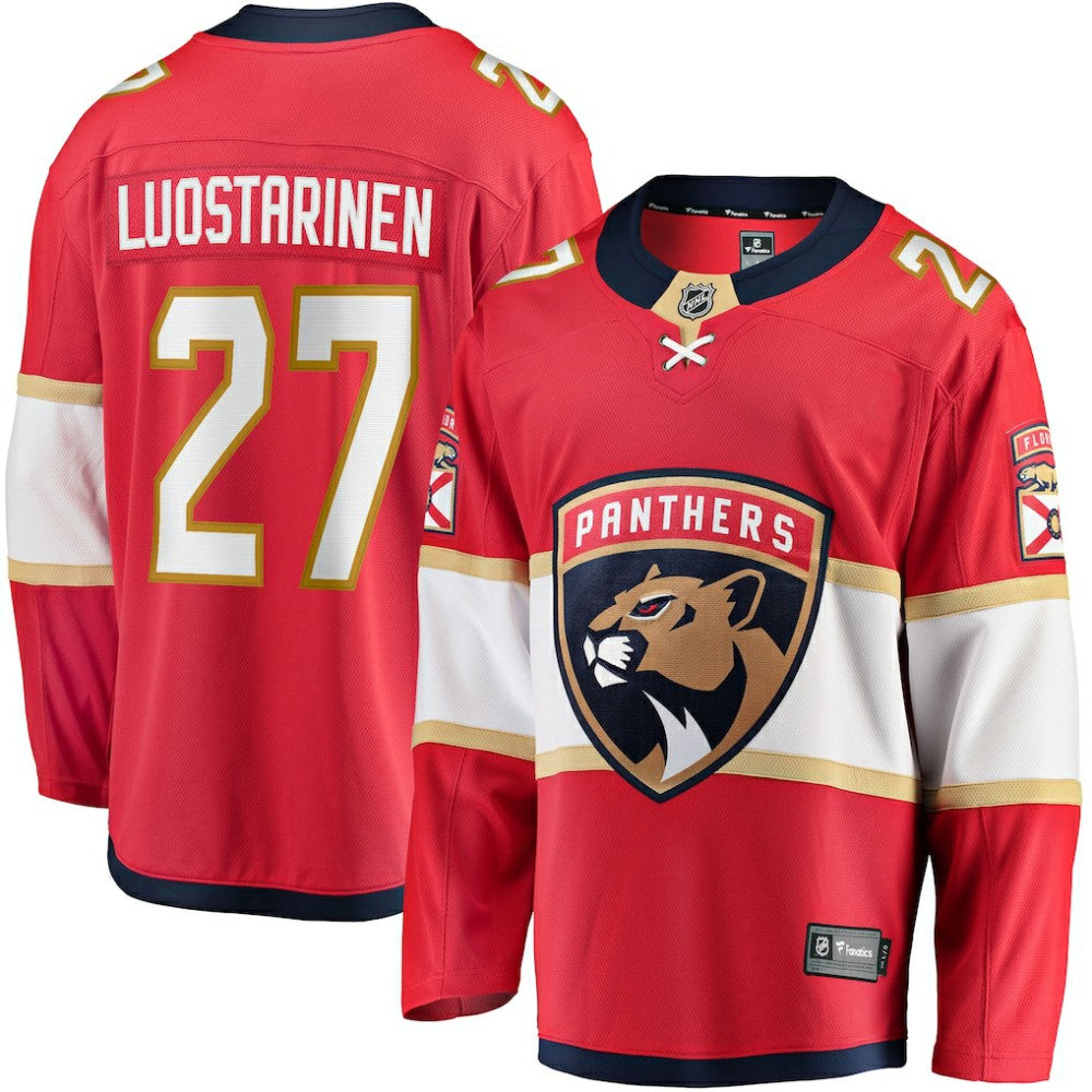 NHL Red Eetu Luostarinen Florida Panthers Fanatics Home Breakaway Player Jersey