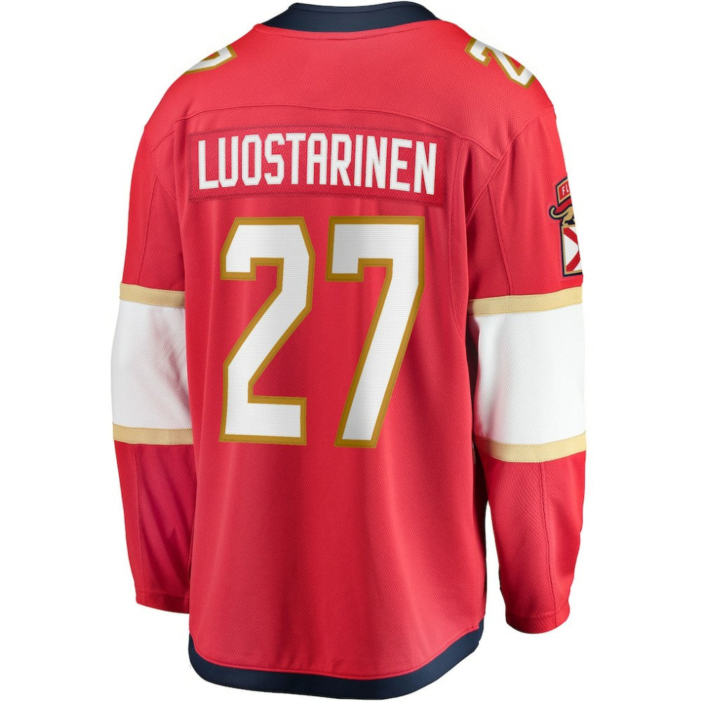 NHL Red Eetu Luostarinen Florida Panthers Fanatics Home Breakaway Player Jersey