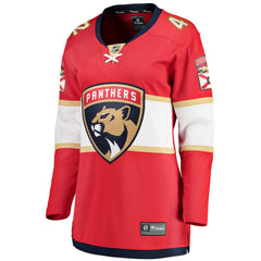 NHL Red Gustav Forsling Florida Panthers Fanatics Women's Home Breakaway Player Jersey