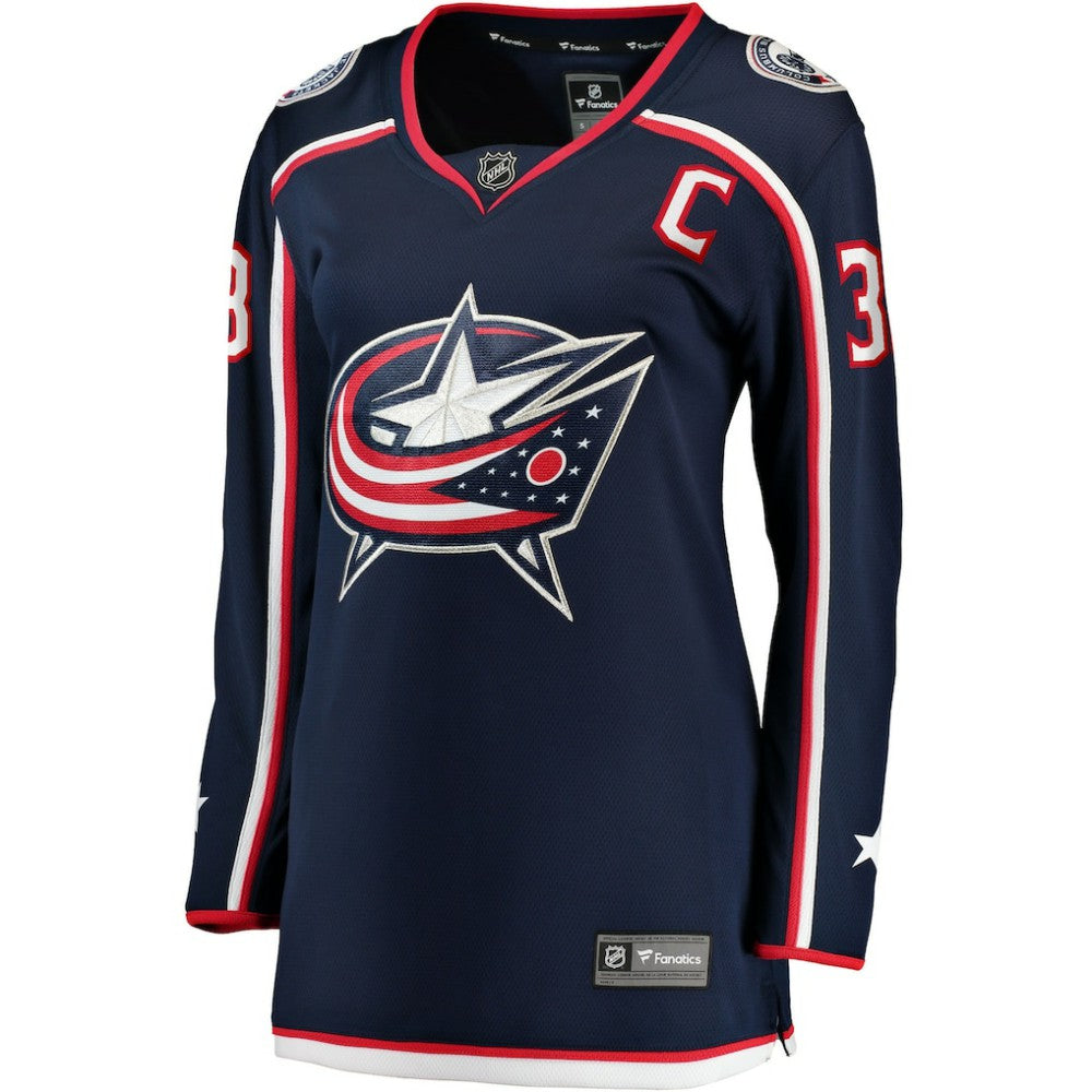 NHL Navy Boone Jenner Columbus Blue Jackets Women's Home Breakaway Player Jersey