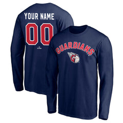 MLB Cleveland Guardians Personalized Winning Streak Long Sleeve T-Shirt