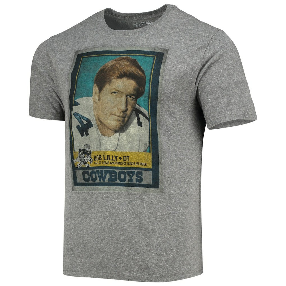 Bob Lilly  Name & Number Tri-Blend T-Shirt - Dallas Cowboys