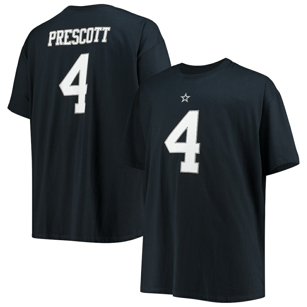 Dak Prescott  Big & Tall Player Name & Number T-Shirt - Dallas Cowboys