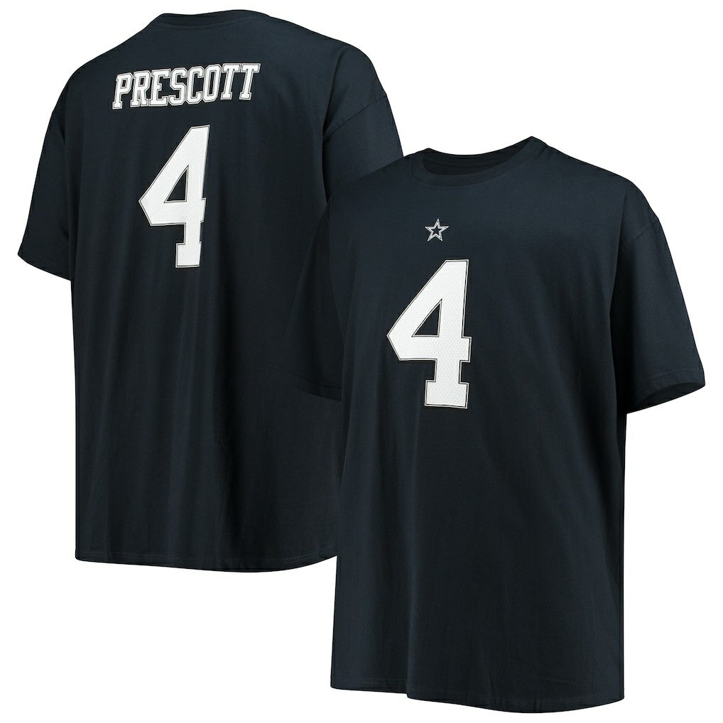 Dak Prescott  Big & Tall Player Name & Number T-Shirt - Dallas Cowboys