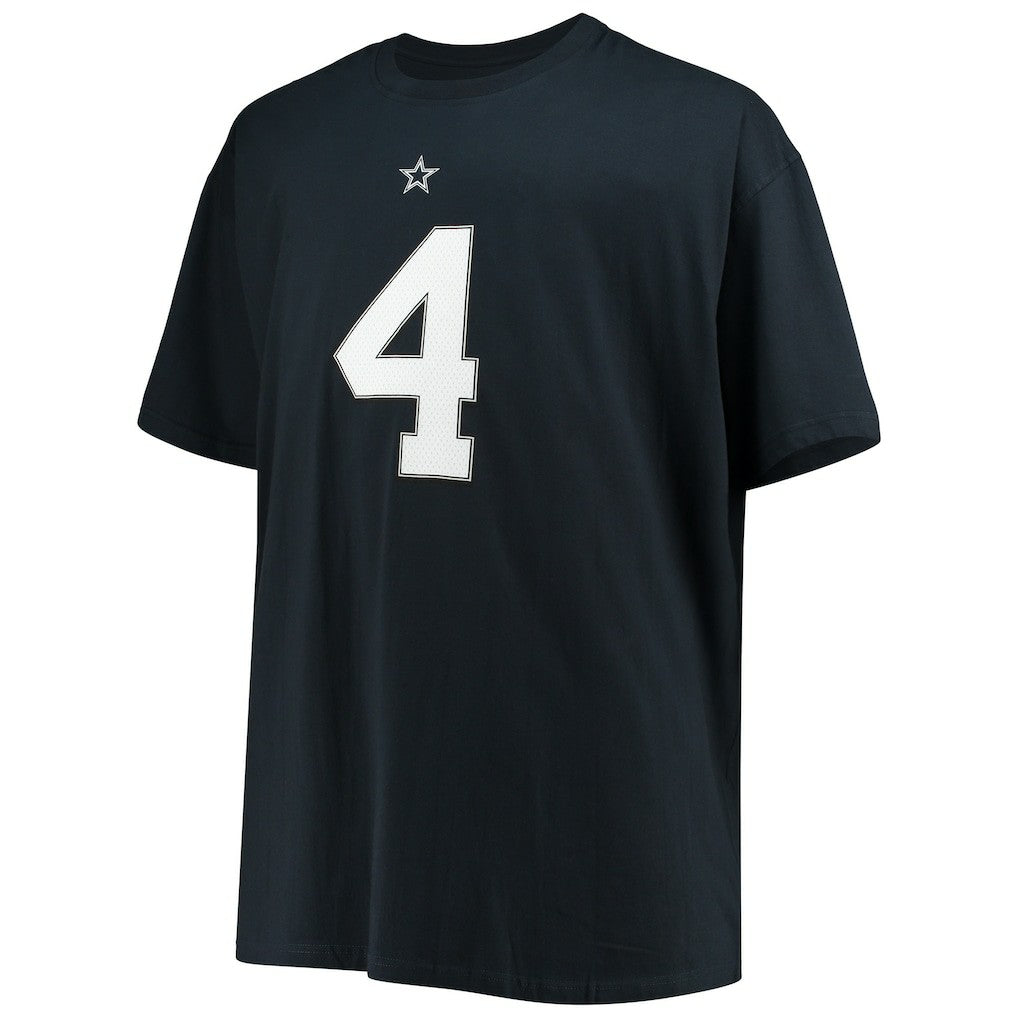 Dak Prescott  Big & Tall Player Name & Number T-Shirt - Dallas Cowboys