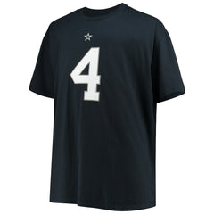 Dak Prescott  Big & Tall Player Name & Number T-Shirt - Dallas Cowboys