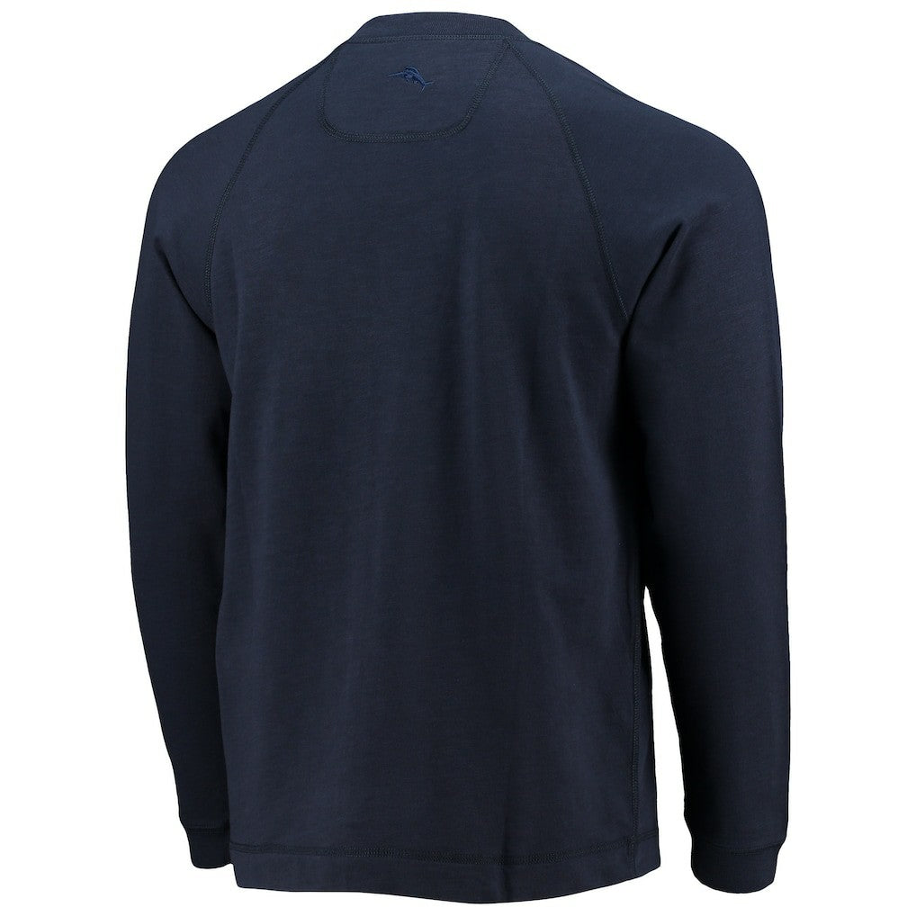 Sunset Slub Raglan Henley Long Sleeve T-Shirt - Dallas Cowboys