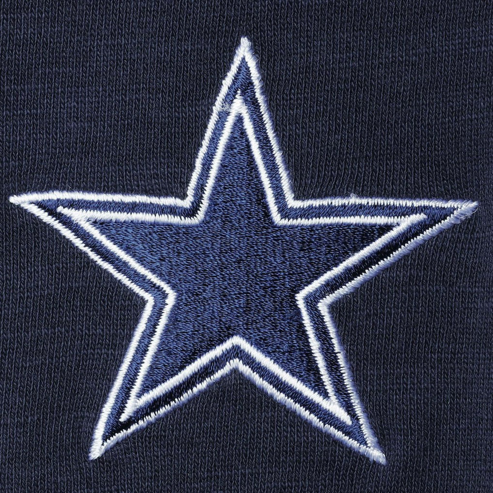 Sunset Slub Raglan Henley Long Sleeve T-Shirt - Dallas Cowboys