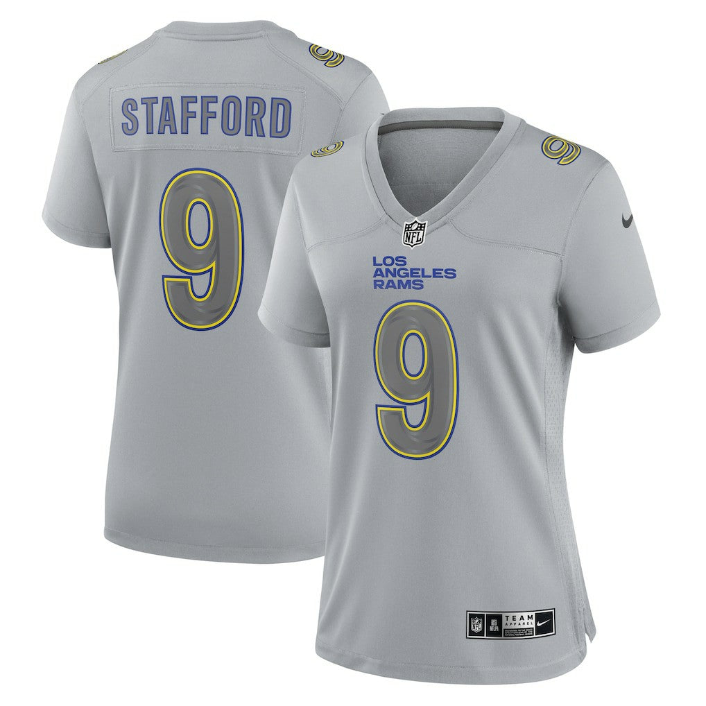 Matthew Stafford  Women's Atmosphere Fashion Game Jersey - Los Angeles Rams