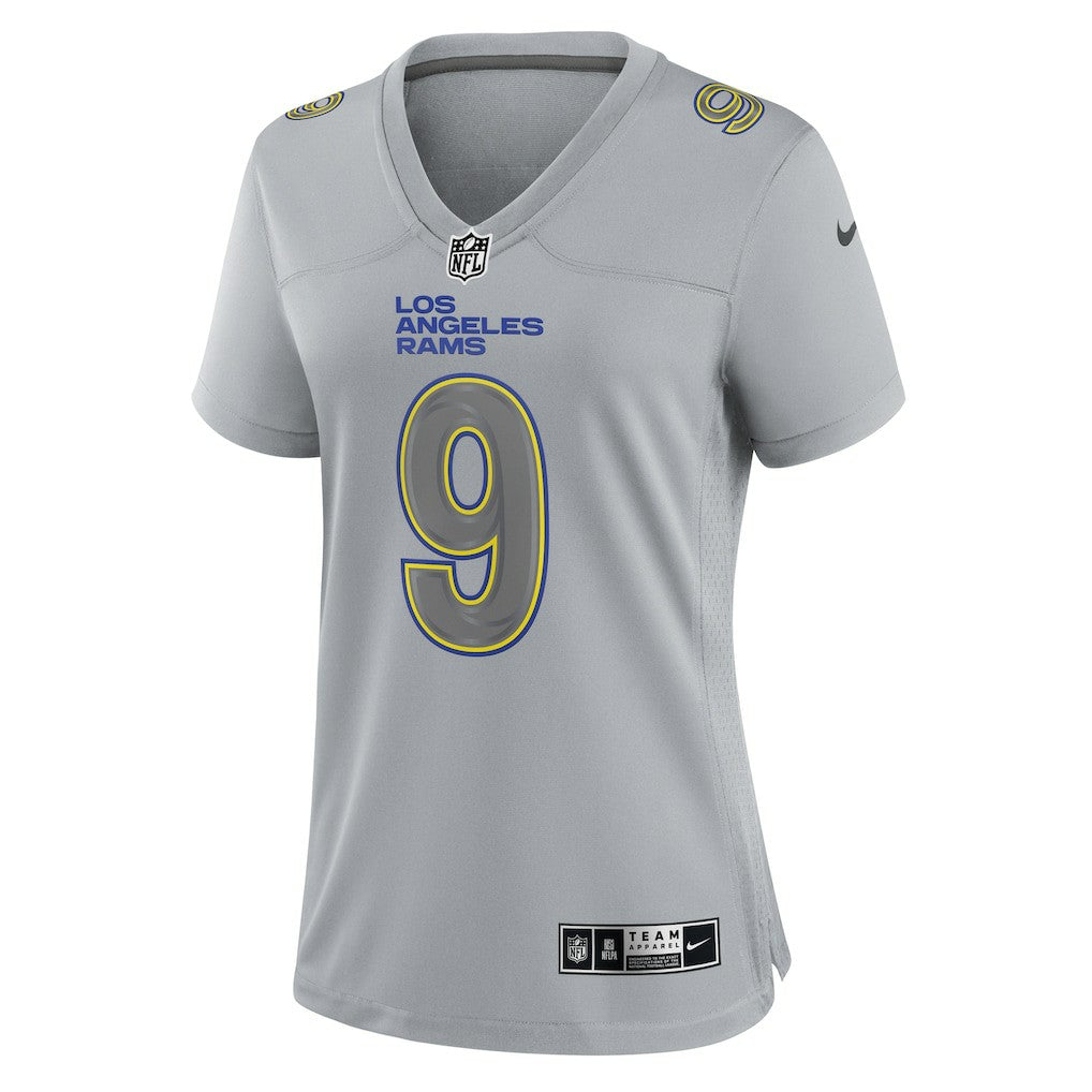 Matthew Stafford  Women's Atmosphere Fashion Game Jersey - Los Angeles Rams