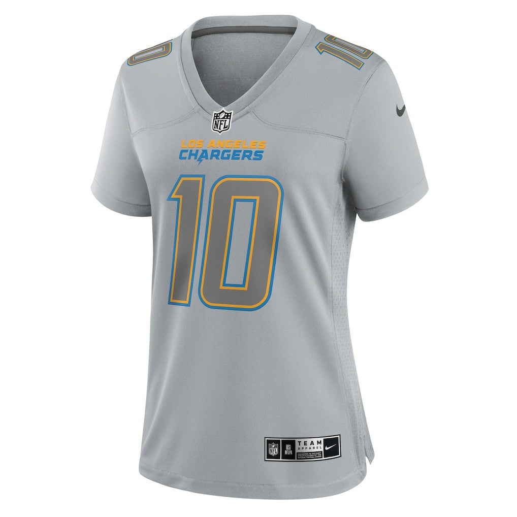 Justin Herbert  Women's Atmosphere Fashion Game Jersey - Los Angeles Chargers
