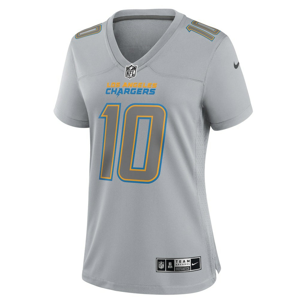 Justin Herbert  Women's Atmosphere Fashion Game Jersey - Los Angeles Chargers
