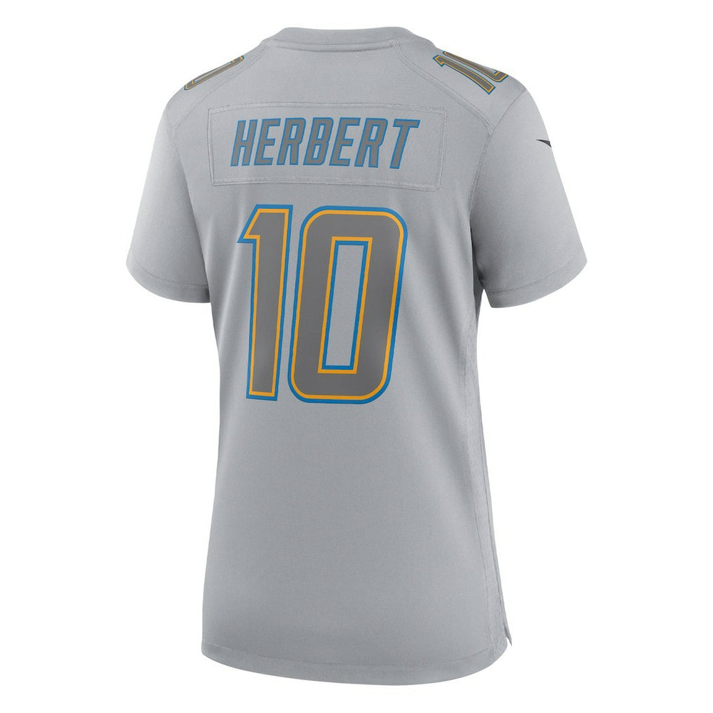 Justin Herbert  Women's Atmosphere Fashion Game Jersey - Los Angeles Chargers