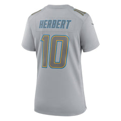 Justin Herbert  Women's Atmosphere Fashion Game Jersey - Los Angeles Chargers